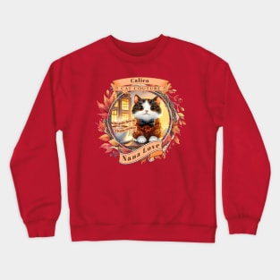 Cat Couture Bespoke Vicuña Kawaii Nana Love 20C Crewneck Sweatshirt